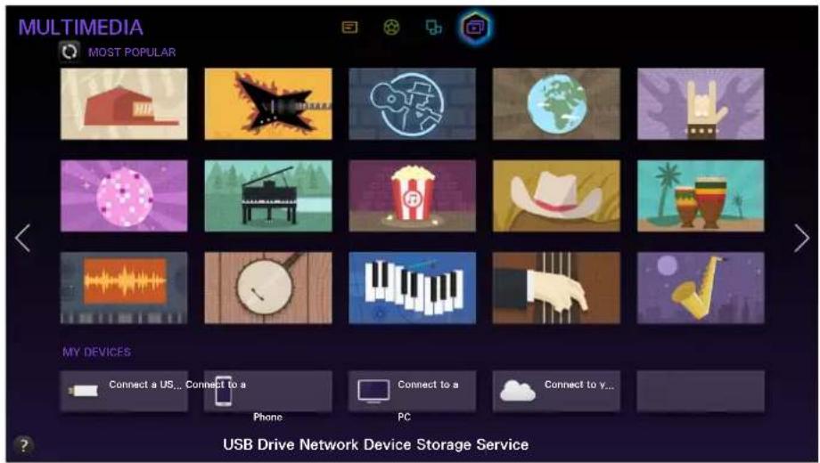 SAMSUNG UN48H8000AH - Playing Photos, Videos, and Music (MULTIMEDIA) - 1