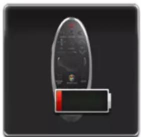 SAMSUNG UN48H8000AH - The Low Battery Alarm Window - 1