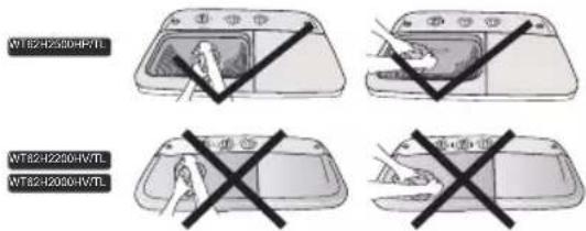 SAMSUNG WT62H2210HV - ⚠ precautions when operating - 5