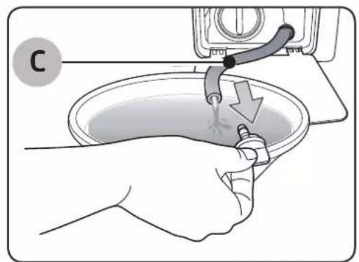 SAMSUNG WW80J42G0BX - Emergency drain - 3