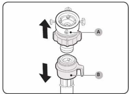 SAMSUNG WW80J42G0BX - STEP 4 Connect the water hose - 1