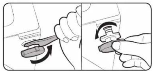 SAMSUNG WW80J42G0BX - STEP 3 Adjust the levelling feet - 1