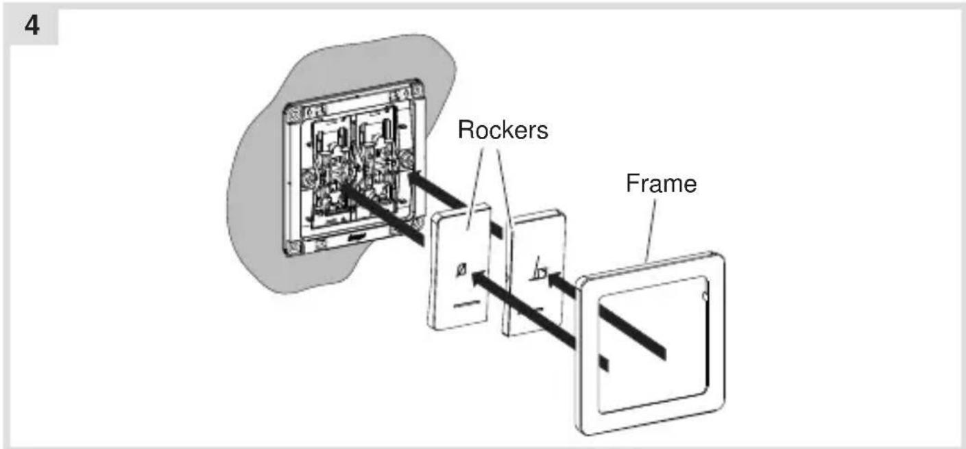HAGER WGCXHDCEG - Assembling the rockers and frame - 1