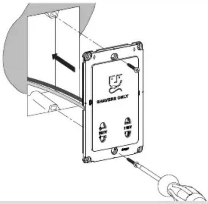 HAGER WGCXHSREG - Installing the device into the wall box - 1
