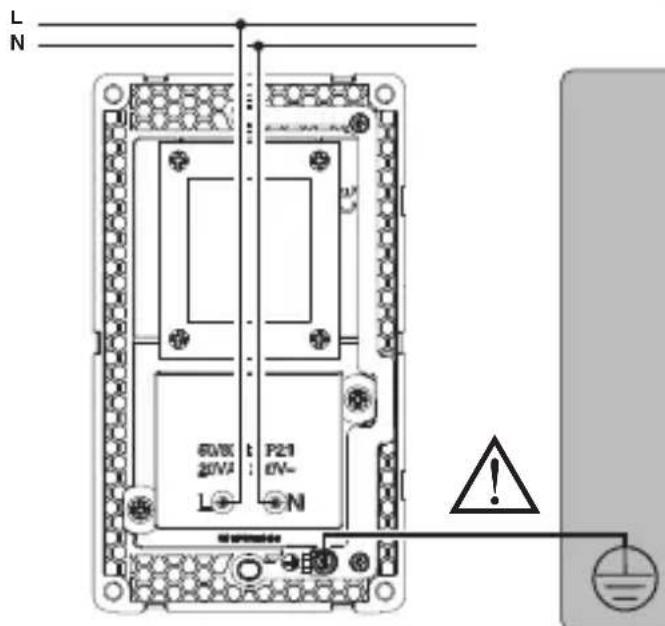 HAGER WGCXHSREG - Connecting the device - 2