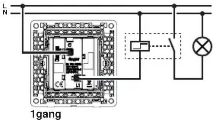 HAGER WGCXL131PAS - Connecting the device - 4