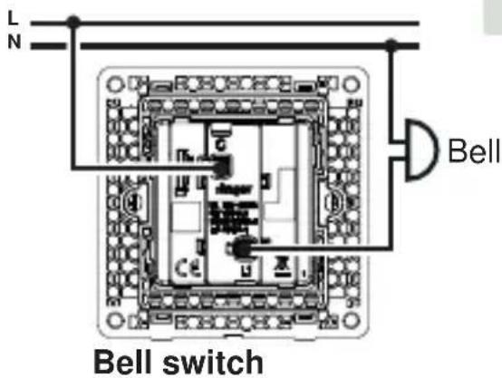 HAGER WGCXL131PAS - Connecting the device - 2