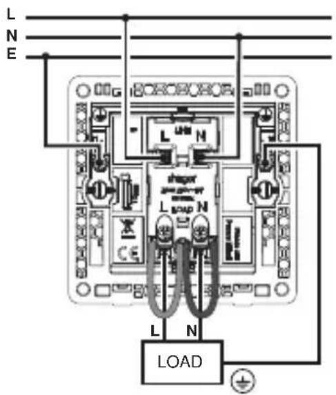 HAGER WGCXL2D12NNB - Connecting the device - 3