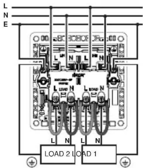 HAGER WGCXL2D2NEG - Connecting the device - 4