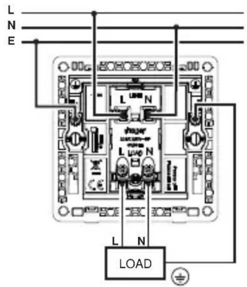 HAGER WGCXL2D2NEG - Connecting the device - 1