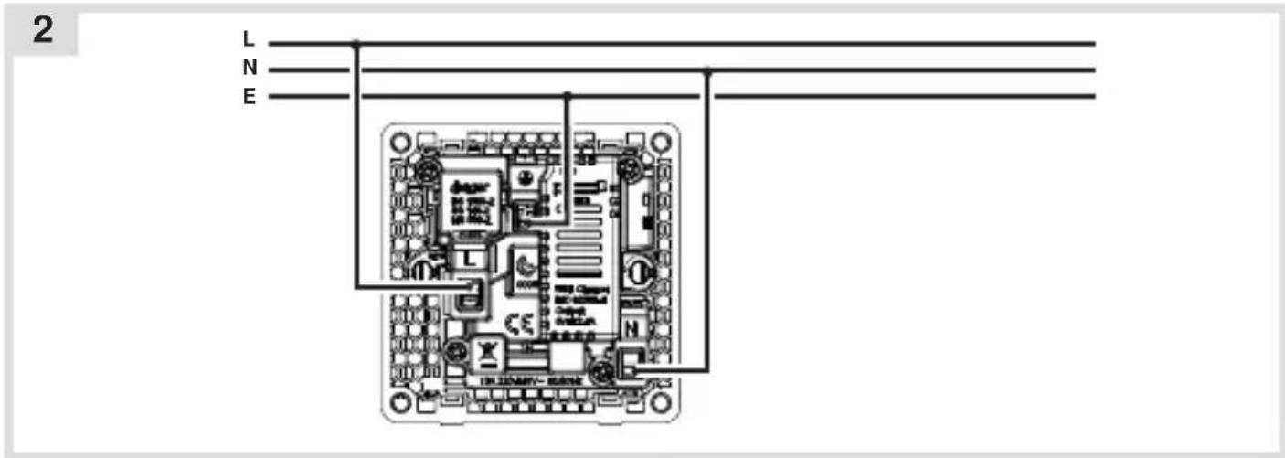 HAGER WGCXS113SUSBKB - Connecting the device - 1