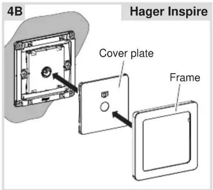 HAGER WGCXT1TVEG - Assembling the covers - 2