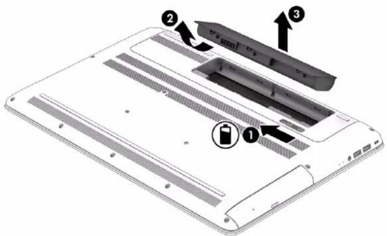 HP 15-ac138ds - User-replaceable battery - 8