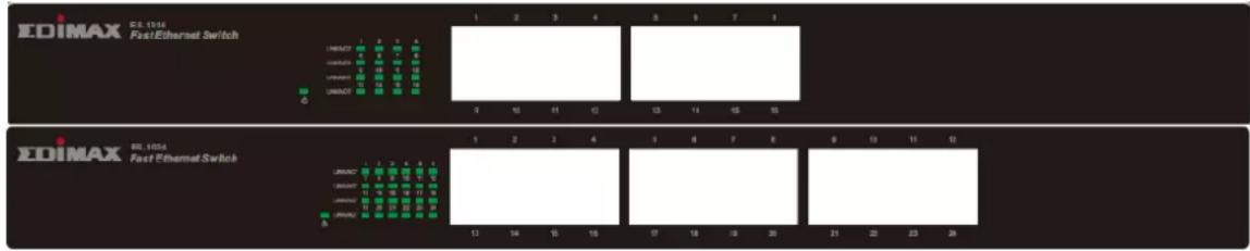 Edimax ES-1016 - Front Panel - 1
