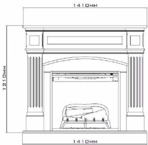 DIMPLEX STA20C-AU - Product Dimensions - 8