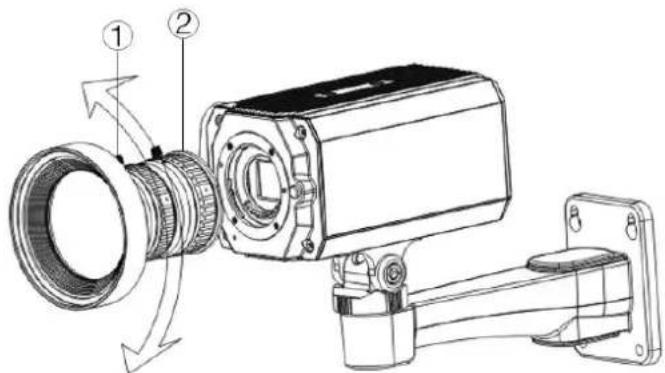 Dahua Technology HAC-HFW2501T-I8-A - Installing Lens Type 2 - 2