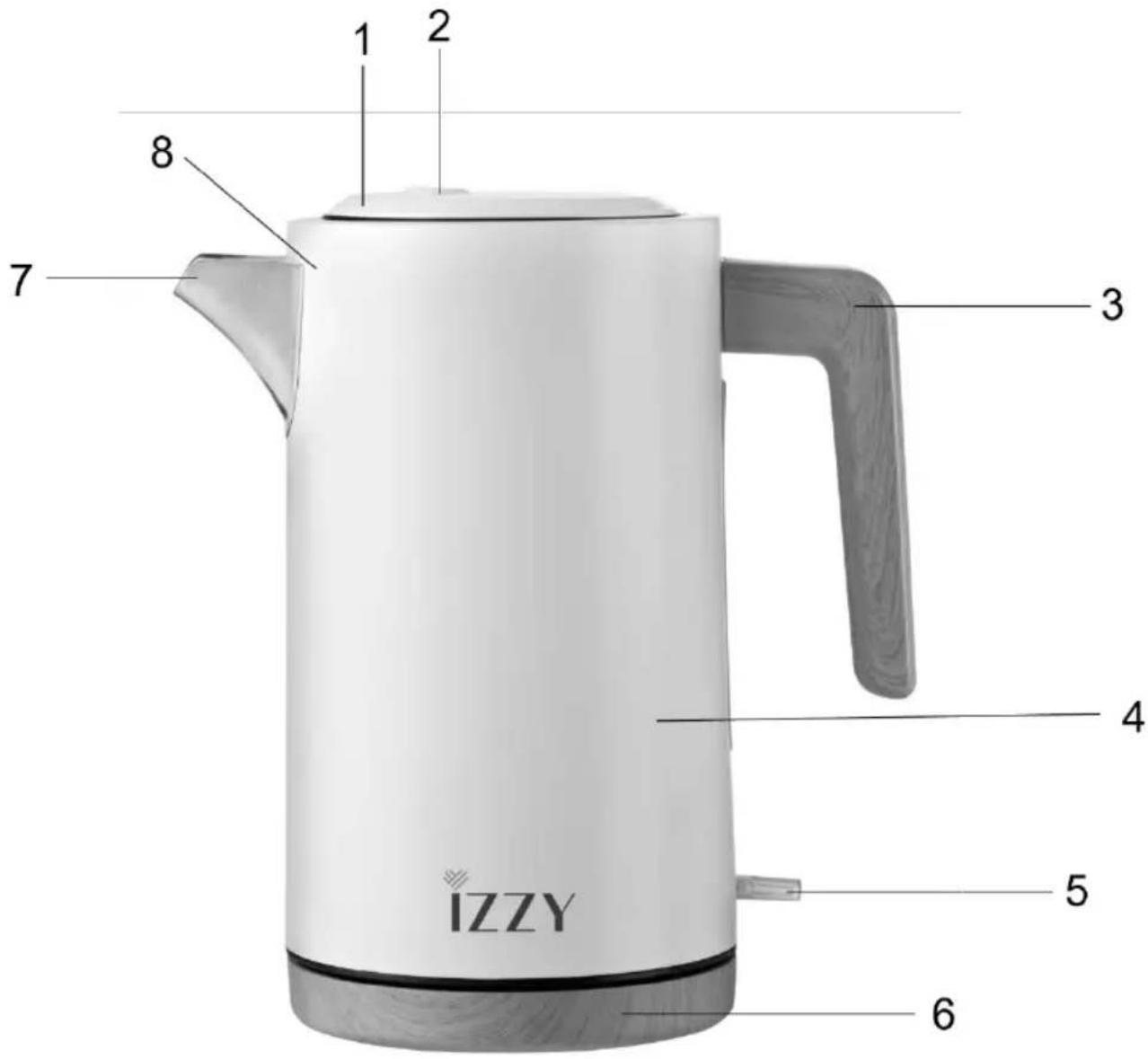 Izzy Wooden IZ-3016 - Μέρη της Συσκευής - 1