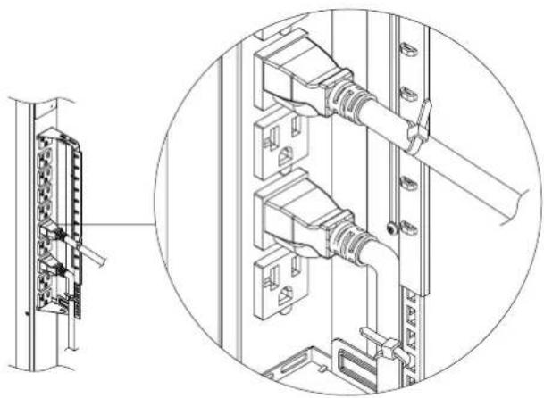 CyberPower PDU33103 - Step 2. Cord Retention Tray Installation (optional) - 2