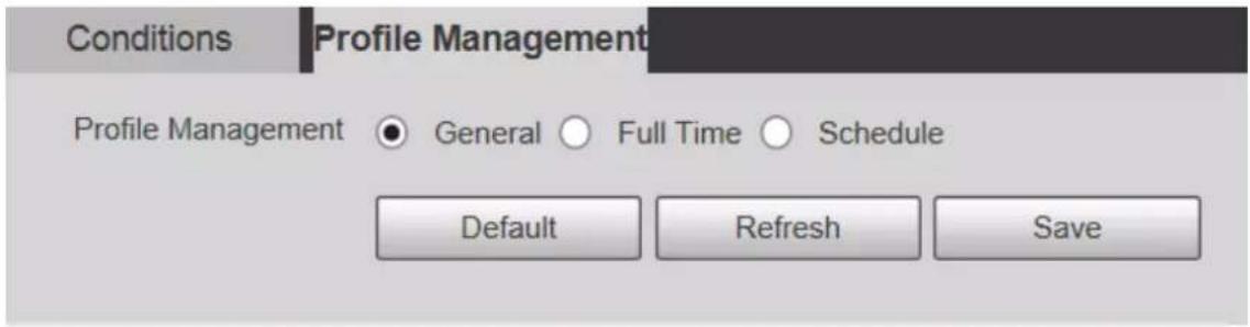 Dahua Technology PTZ85260-HNF-WA-FL - Profile Management - 1