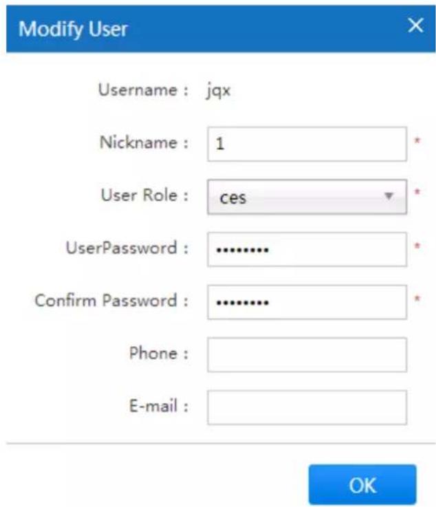 Dahua Technology VCS-MCU91B0 - Modifying User Accounts - 1