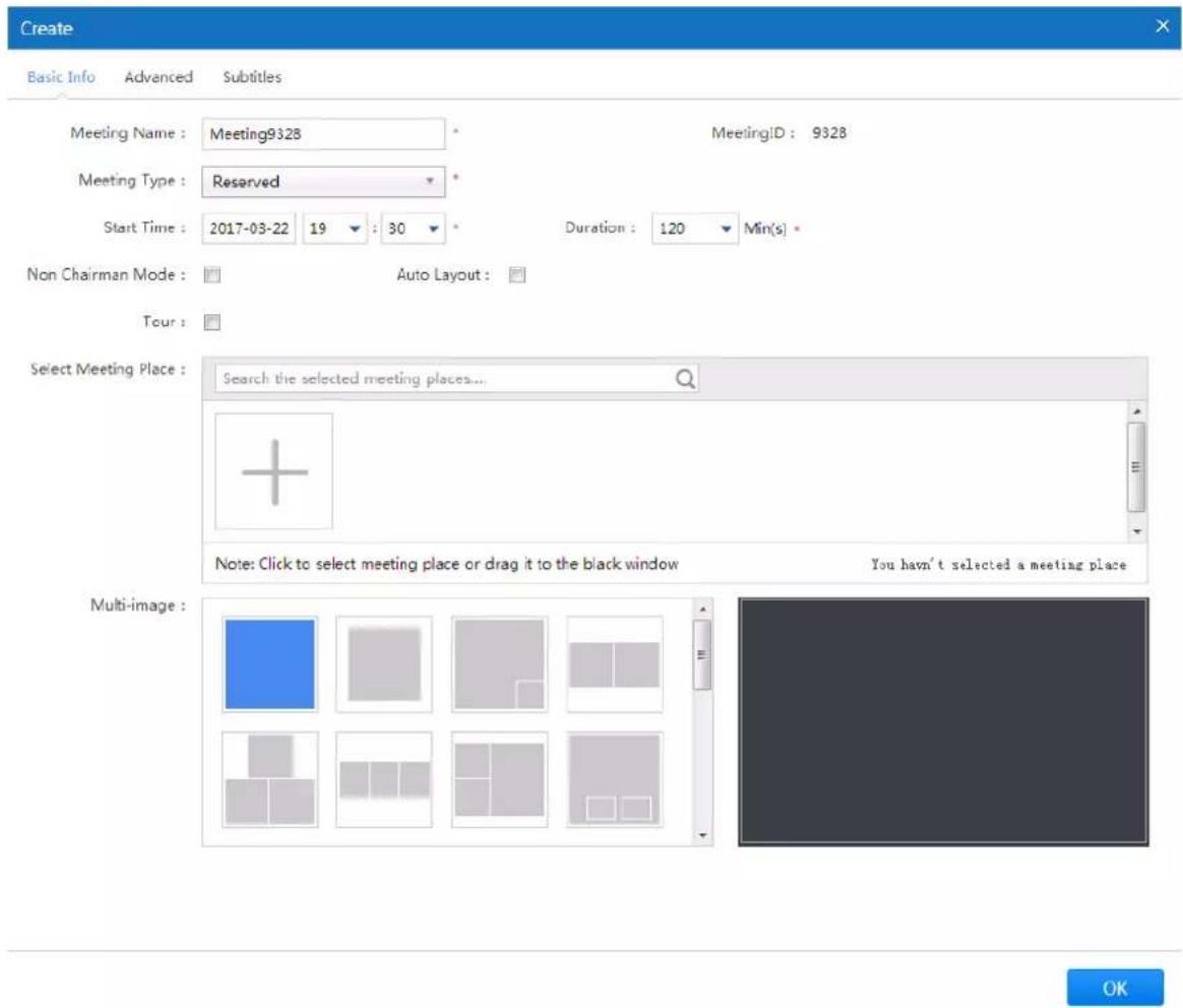 Dahua Technology VCS-MCU91B0 - Creating Meeting - 2