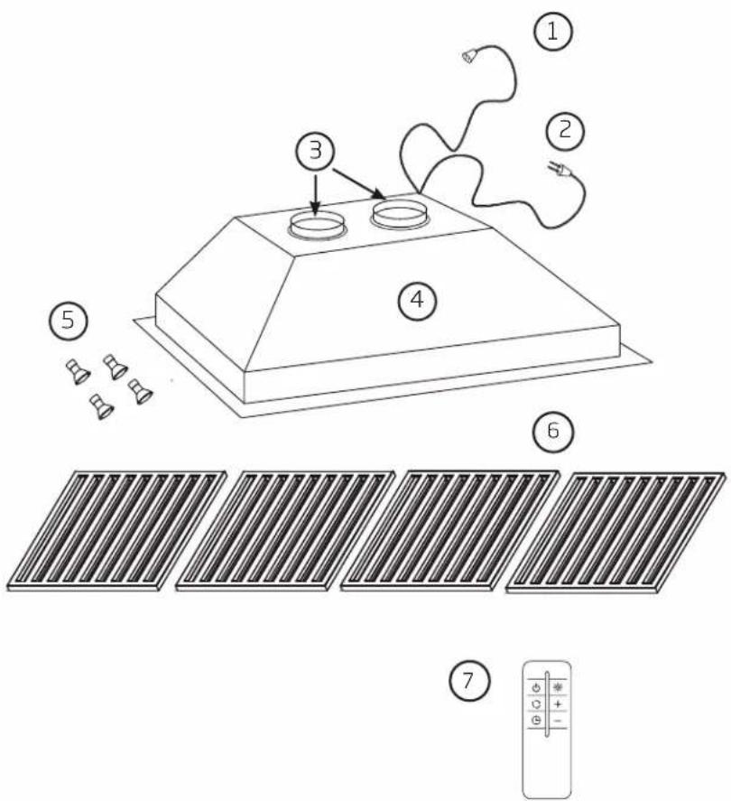 Diagram illustrating a solar panel installation process with labeled components and a remote control unit.