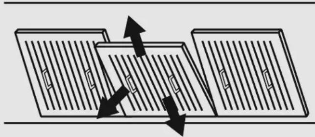 Schweigen CLUM212S - Please ensure the baffles are completely dry before placing them back in position and operating the rangehood. - 1