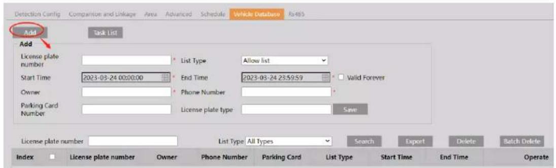 Speco Technologies O4BLP2M - Automatic Number Plate Recognition (ANPR) Settings - 3