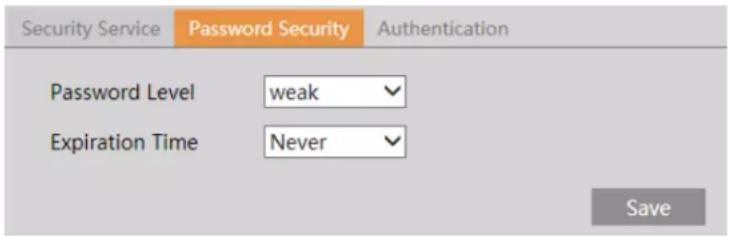 Speco Technologies O4BLP2M - - Password Security - 1