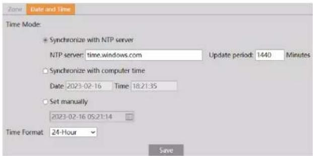 Speco Technologies O4BLP2M - Date and Time - 2