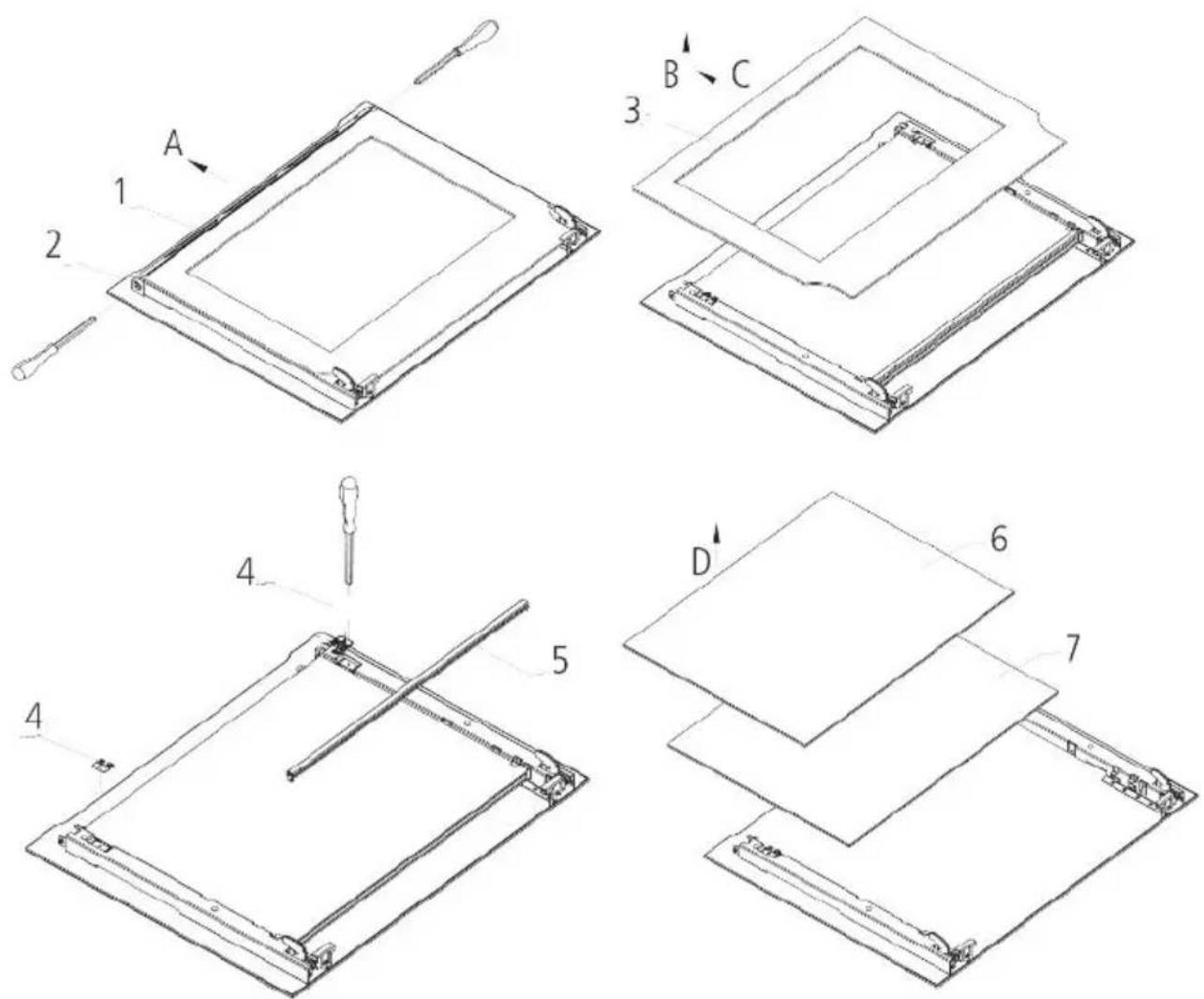 Caple C2601BS - REMOVING THE GLASS PANELS - 1