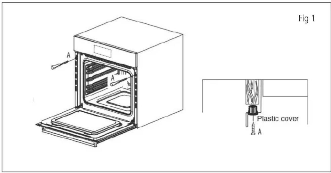 Caple C2601BS - FITTING THE APPLIANCE - 1