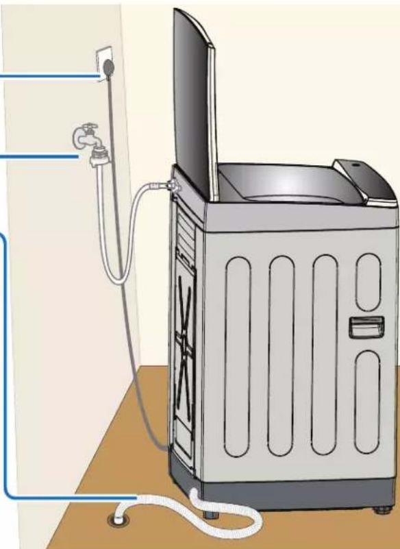 HAIER EMS85BZU128W - 放下排水管 - 1