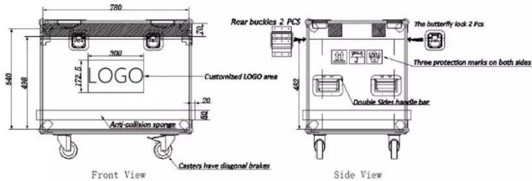 Hikvision DS-D4448RO-CB - Flight Cases Packing - 2