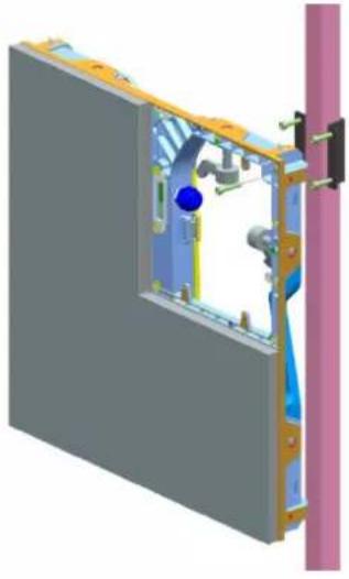 Hikvision DS-D4429RO-CB - For Front Installation Method: - 1