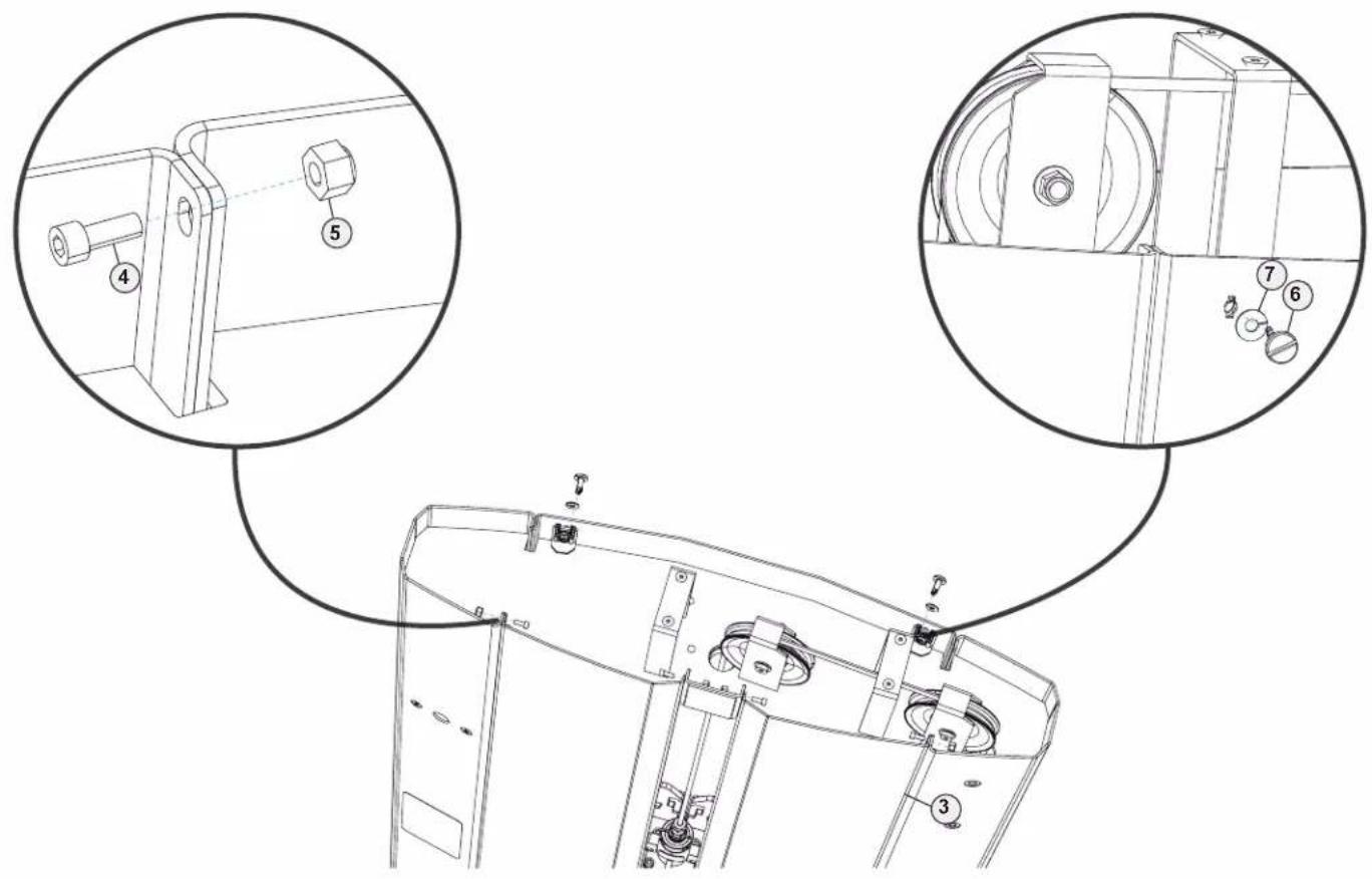 True SPL0900 - STEP 5—ATTACH METAL SHROUDS TO UPRIGHT ASSEMBLY CONTINUED - 1
