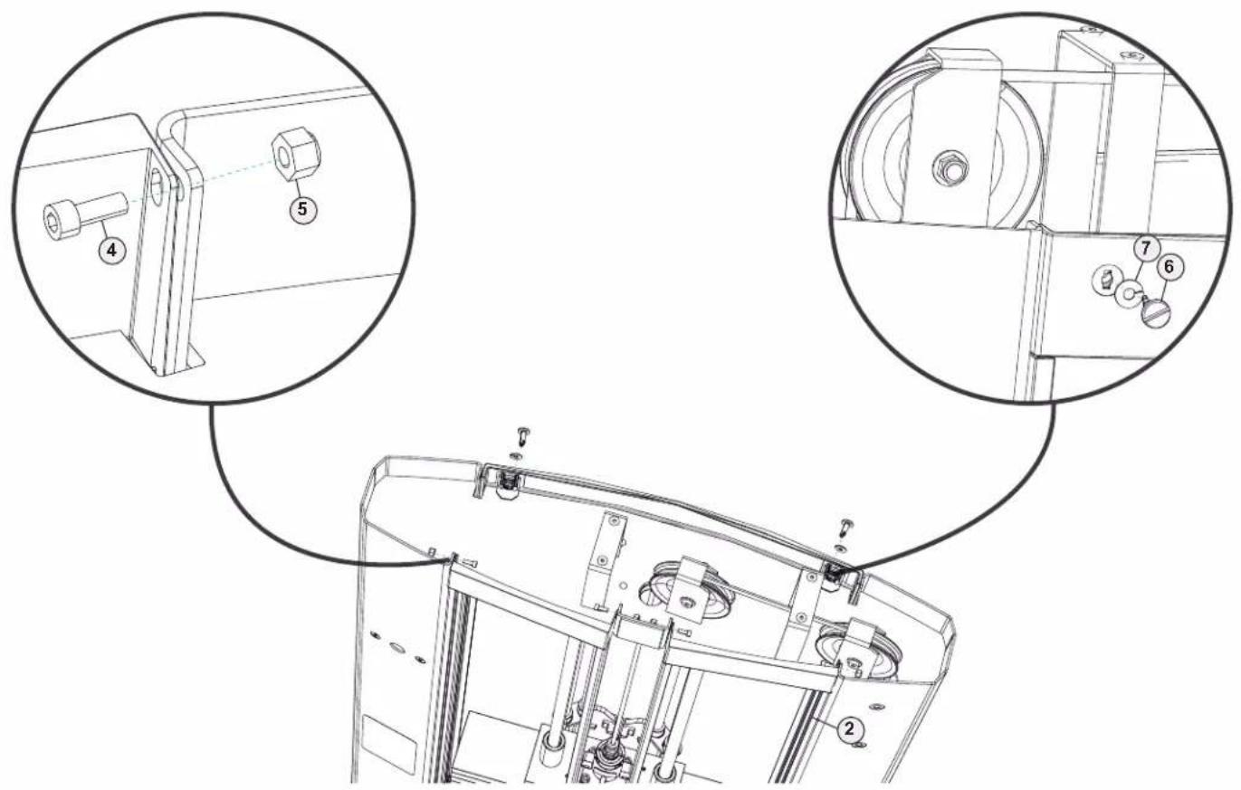 True SPL0900 - STEP 5—ATTACH ACRYLIC SHROUDS TO UPRIGHT ASSEMBLY CONTINUED - 1