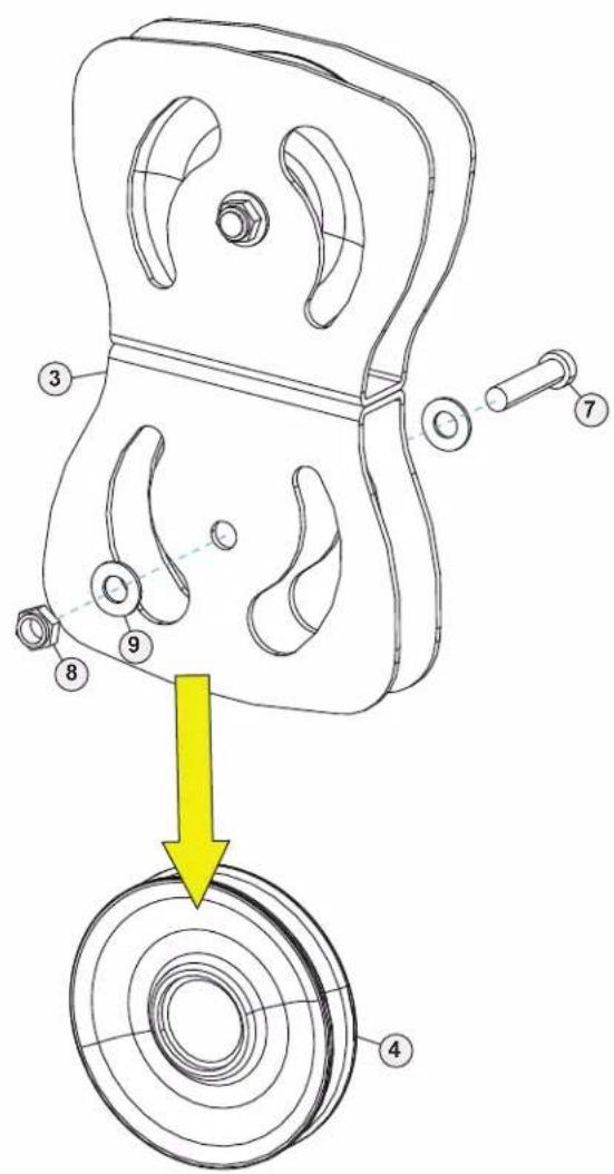 True SPL0900 - STEP 3—ROUTE CABLE THROUGH UPRIGHT AND MAIN FRAME ASSEMBLIES CONTINUED - 1