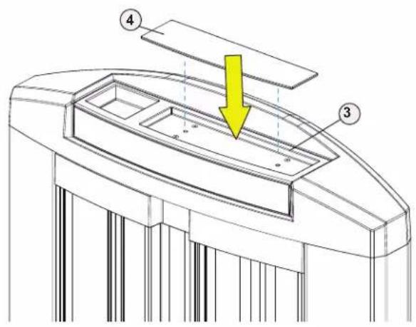 True SPL0900 - STEP 6—ATTACH TOP COVER TO UPRIGHT ASSEMBLY CONTINUED - 2