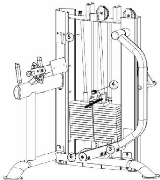 True SPL1700 - STEP 3—ATTACH WEIGHT STACK TO UPRIGHT ASSEMBLY CONTINUED - 6