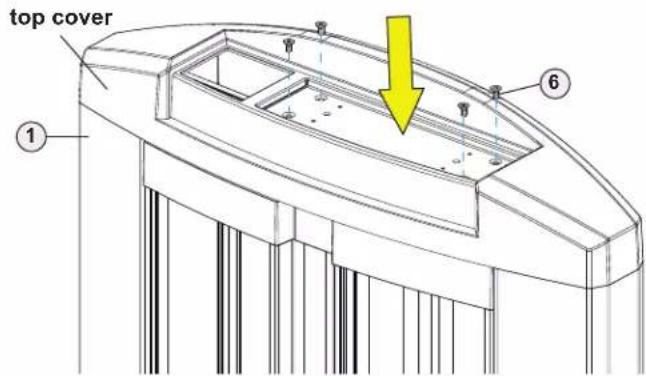 True SPL1700 - STEP 5—ATTACH TOP COVER TO UPRIGHT ASSEMBLY - 6