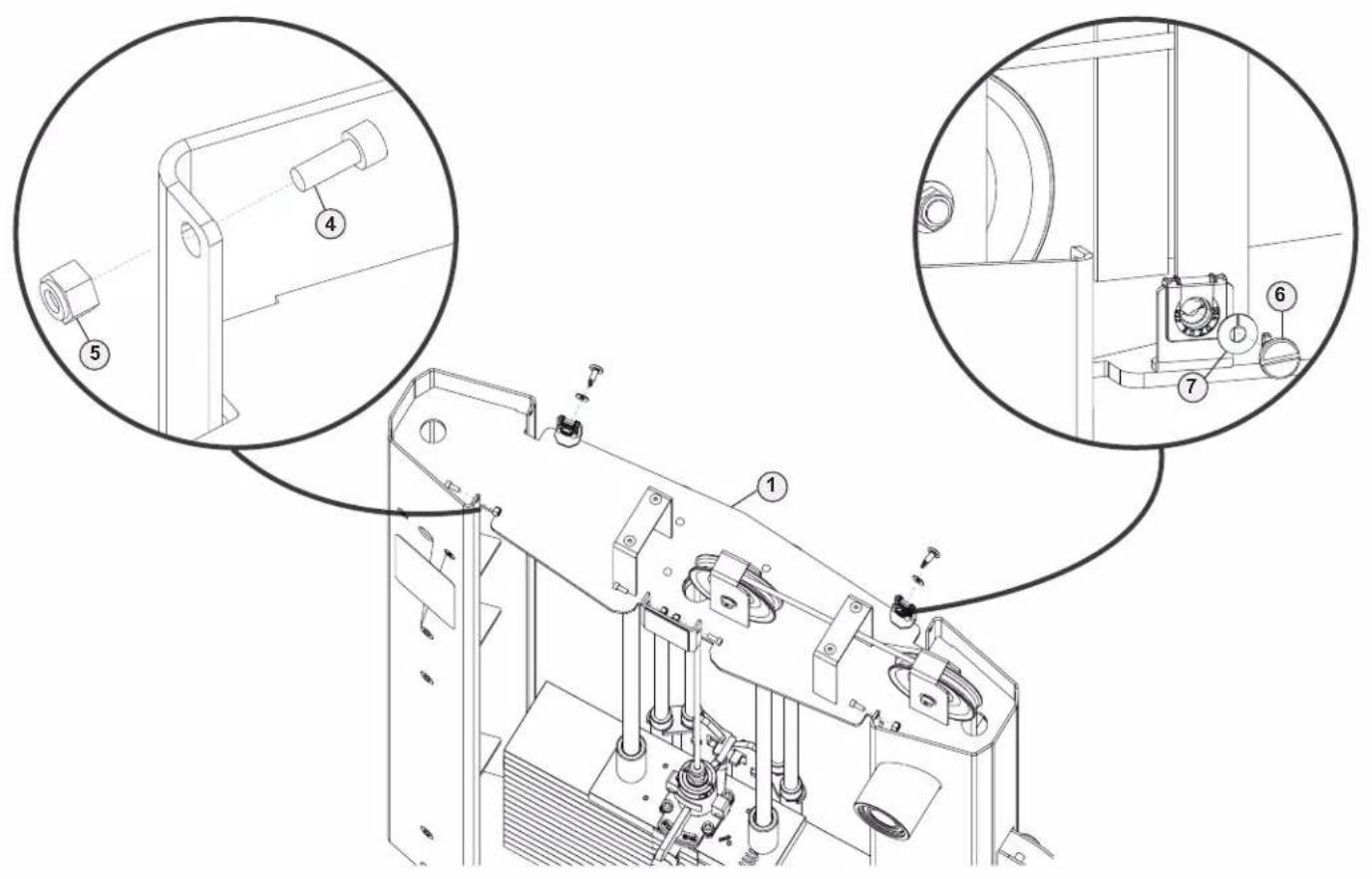 True SPL1700 - STEP 4—ATTACH METAL SHROUDS TO UPRIGHT ASSEMBLY - 1