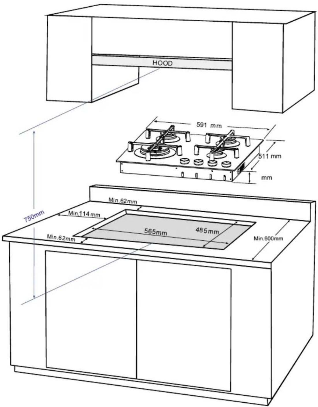 Caple C7091G - The following requirements must be observed: - 5