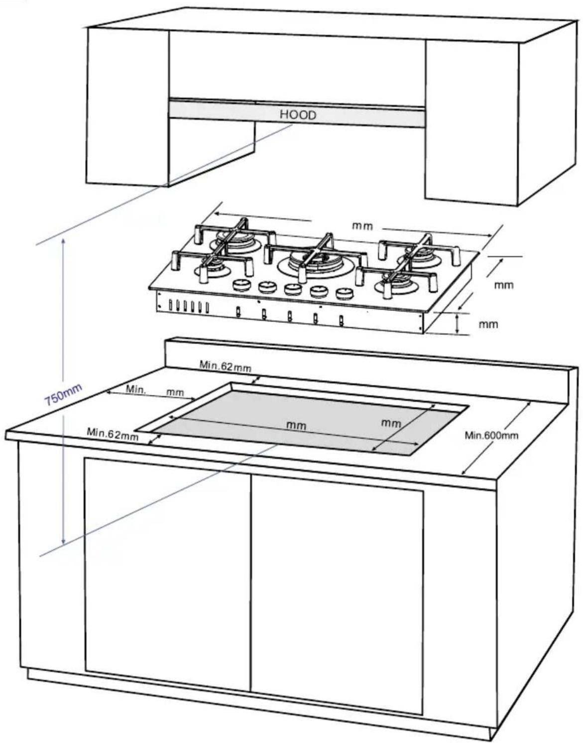 Caple C7091G - The following requirements must be observed: - 3