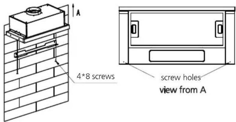 Caple TSCH901 - INSTALLATION TYPE THREE - Using the bracket - 2