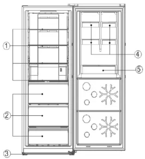Jocel JCV-380LNFI - ALTERABLE ENTRE CONGELADOR Y FRIGORÍFICO - 1
