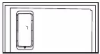 Simple line drawing of a smartphone inside a rectangular frame (no text or symbols)