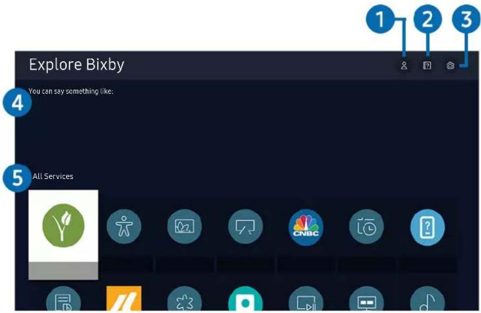 SAMSUNG QA85Q80TAG - Learning about the Explore Bixby Screen - 1