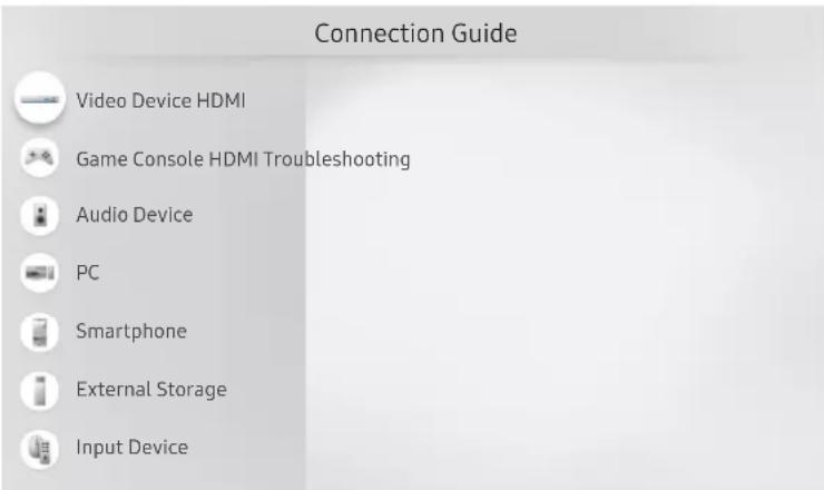 SAMSUNG QA98Q900RBG - → Source > Connection Guide Try Now - 1