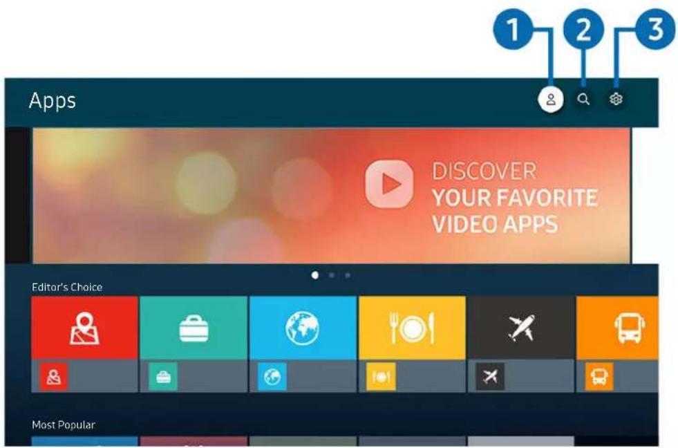 SAMSUNG QA75LST7TAG - > Apps - 1